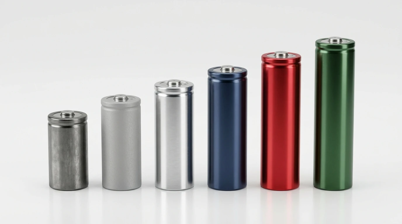 Bar chart comparing nominal voltage per cell across six battery chemistries: LFP, NMC, LCO, LTO, Lead-Acid, and Sodium-Ion